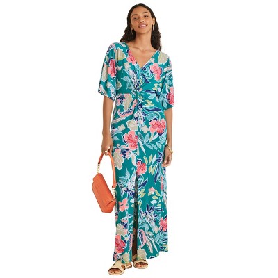VENUS Womens Twist Front Maxi Dress