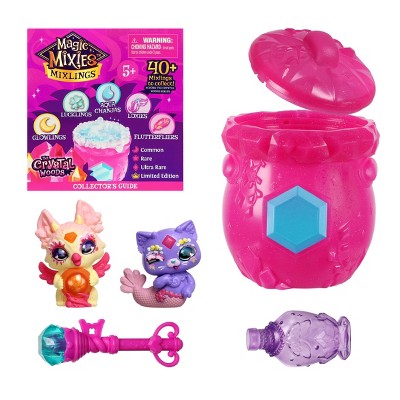 Magic Mixies Pixlings Deerlee the Deer Pixling 6.5 Doll Inside a Potion  Bottle, Ages 5+ 