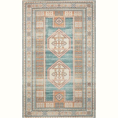  5'x7' Rectangle Loomed Area Rug Green - Nourison 