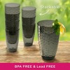 Kate Aspen Plastic Tumblers Set of 8 – Acrylic Cups - BPA-Free Reusable Drinkware in Different Colors & Designs - 3 of 4