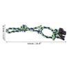 Unique Bargains Knots Shape Dog Chew Rope Rose Blue Green 1 Pc - 2 of 4