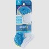 All Pro Women's Aqua FX 6pk No Show Socks - 4-10 - 2 of 3