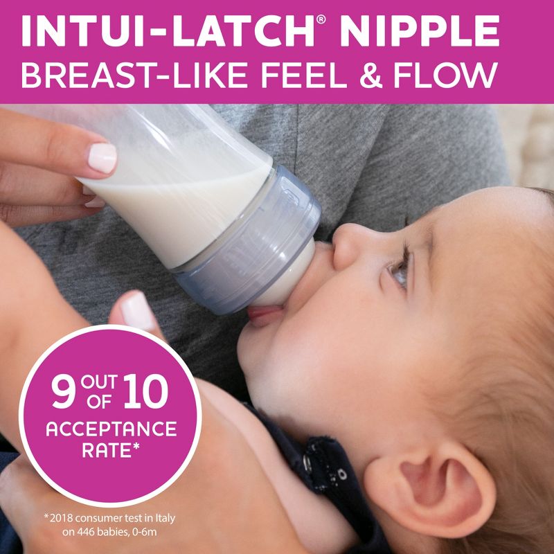 Chicco 2pk Duo Bottle Nipples Stage 1 Slow Flow - 0+ Months, 4 of 11