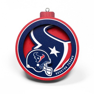 NFL Houston Texans 3D Logo Series Ornament