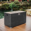 Nestl 43" Fire Pit Table with Glass Shield - 2 of 4