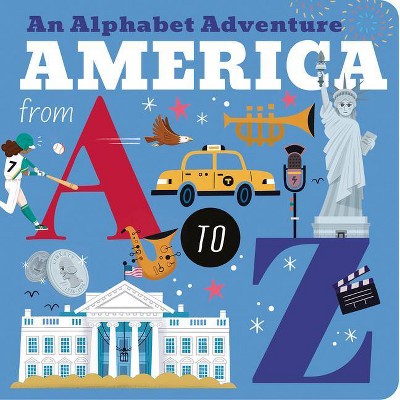 America from A to Z - by  Amelia Hepworth (Board Book)