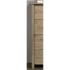 ORRD 32" Light Oak 4-Drawer Chest, Modern Narrow Dresser with Black Handles for Bedroom & Entryway Storage - 3 of 4
