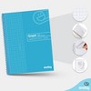Enday Quad-Ruled Spiral Notebook 100 Sheets - 3 of 4