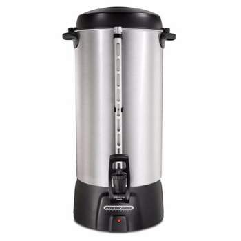 West Bend 36-Cup Commercial Coffee Urn, Large Capacity with Easy Measuring  Guide, in Aluminum (43536)