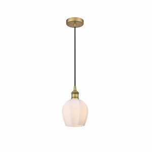 Norfolk - 1 Light Cord Hung Mini Pendant In Industrial Style-9.63 Inches Tall and 5.75 Inches Wide - 1 of 1