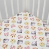 Disney Winnie the Pooh Peeking Pooh 100% Cotton Fitted Crib Sheet - 3 of 3