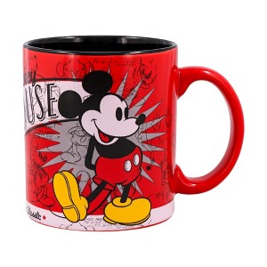 Silver Buffalo Disney 1928 Vintage Mickey Mouse Ceramic Mug | Holds 20 Ounces - 1 of 4