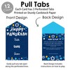 Big Dot of Happiness Hanukkah Menorah - Chanukah Holiday Party Game Pickle Cards - Truth, Dare, Share Pull Tabs - Set of 12 - 3 of 4