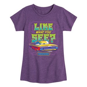 Girls' - Disney - Ramone Like What You See Fitted Short Sleeve Graphic T-Shirt - 1 of 4