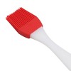 Unique Bargains Basting Brush 28g Large Handle Brush Color Block Dishwasher Safe Silicone PP 7.87"x1.57" 1Pcs - 4 of 4
