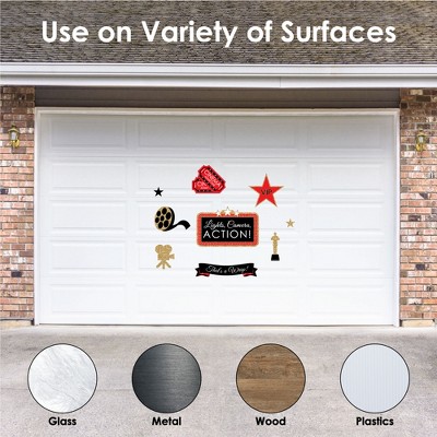 Hollywood Red Carpet Movie Theater Vinyl Wall Decals Set