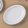 Noritake Charlotta Platinum Medium Oval Platter - 3 of 4