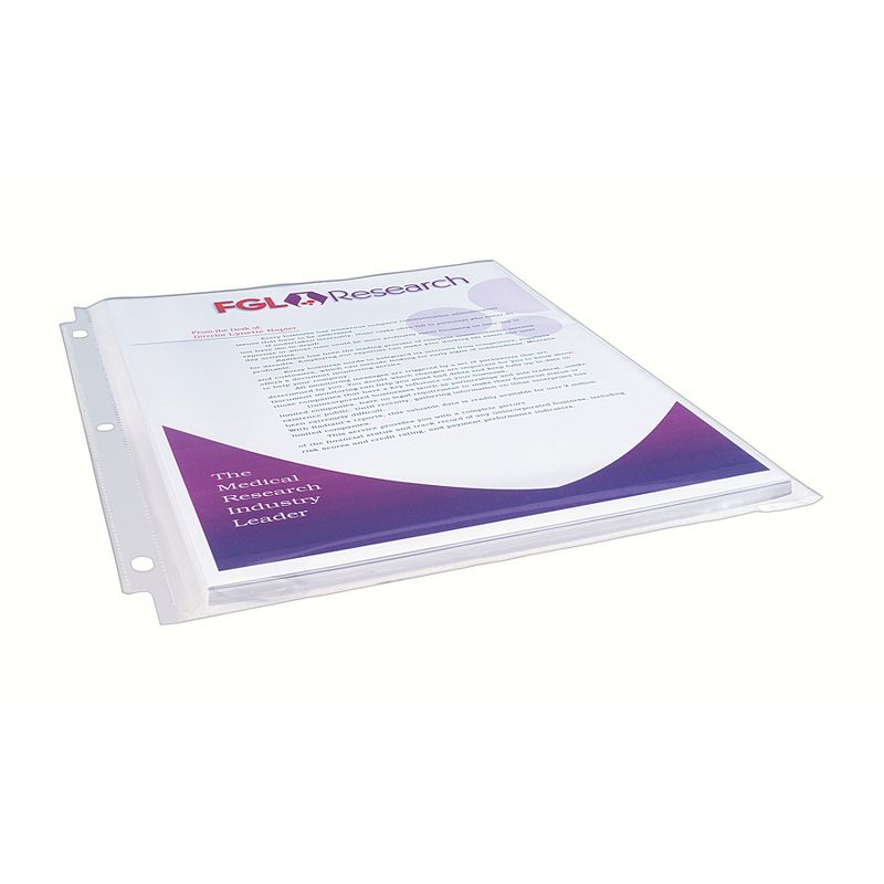 Avery® Clear Heavyweight Multi-Page Capacity Sheet Protectors, Holds 8-1/2" x 11" Sheets, Top Load, 25 Per Pack, 3 Packs, 5 of 7