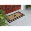 A1HC Rubber & Coir Flocked Doormat 30"x48", Anti-Shed, Heavy Duty for Front Door Monogrammed Mat - 2 of 4