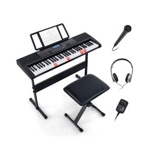 SUGIFT 61-Key Portable Electronic Keyboard Piano with Stand and Stool - 1 of 1