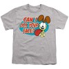 Boys' Garfield Question T-Shirt Athletic Heather X Small - 2 of 4