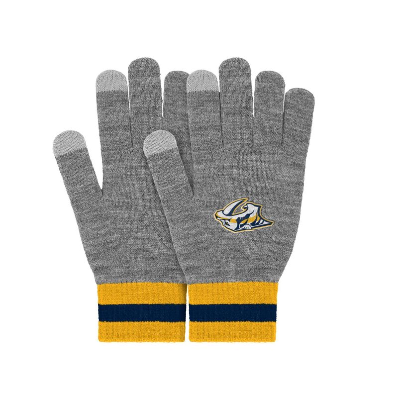 NHL Nashville Predators Gray Big Logo Glove, 4 of 5