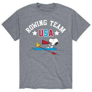 Men's - Peanuts - USA Rowing Team Short Sleeve Graphic T-Shirt - 1 of 4