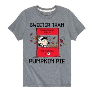 Boys' - Peanuts - Sweeter Than Pumpkin Pie Short Sleeve Graphic T-Shirt - 1 of 4