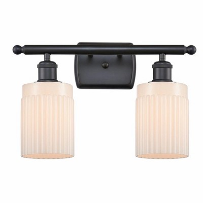 Hadley - 2 Light Bath Vanity In Art Deco Style-9 Inches Tall and 16 Inches Wide