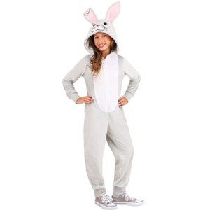 HalloweenCostumes.com Funny Bunny Onesie for Kids - 1 of 3