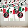 Big Dot of Happiness Viva Mexico - Mexican Independence Day Party Hanging Decor - Party Decoration Swirls - Set of 40 - 3 of 4