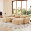U-Shaped Sectional Sofas with 32D High-Density Sponge, Chaise, and Free Combination - 3 of 4