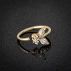 Jewelry Avalanche 14K Gold Butterfly Marquise Diamond Nose Hoop Ring, 20G, 8mm, Twist-open - 2 of 4
