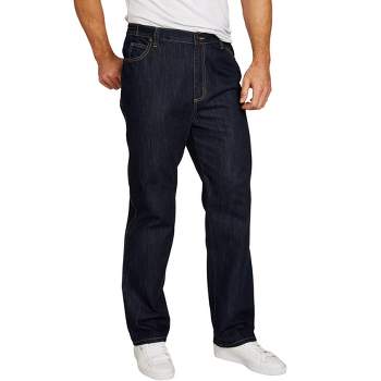 Liberty Blues Men's Big & Tall  Loose-Fit Side Elastic 5-Pocket Jeans