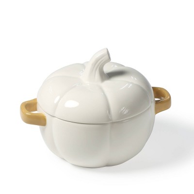 Ceramic Cocotte White - Bullseye's Playground™