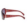 Calabria 830 POLARIZED Womens Bi-Focal Reading Sunglasses Wine Red with Grey +3.00 - 3 of 4