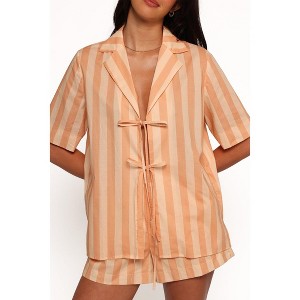 Essie Tie Front Shirt - 1 of 4