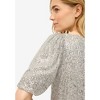 ellos Women's Plus Size All-Over Sequin Blouson Sleeve Top - 4 of 4