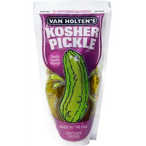 Van Holten’s Pickles – Jumbo Pickle-in-a-Pouch – Multiple Bold Flavors – Available in 1 Pack or 12 Pack - 1 of 1