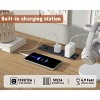 Garvee Rattan 9 Drawer Dresser with Charging Station, Double Chest of Drawers for Bedroom, Closet, Living Room, Hallway - 3 of 4