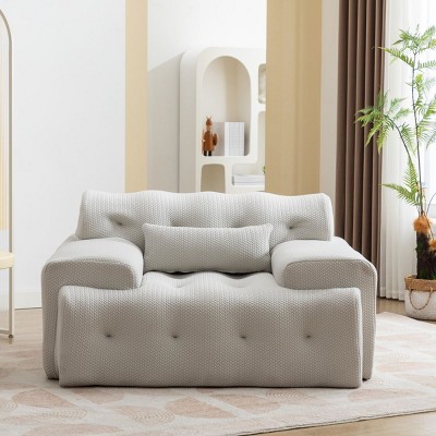 Most Comfortable Affordable Sofas With High Density Foam Cushions,Large Size Single Sofa Chair For Living Room-Cuddlewood