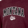 NCAA Montana Grizzlies Men's Heathered Crew Neck Fleece Sweatshirt - 3 of 3