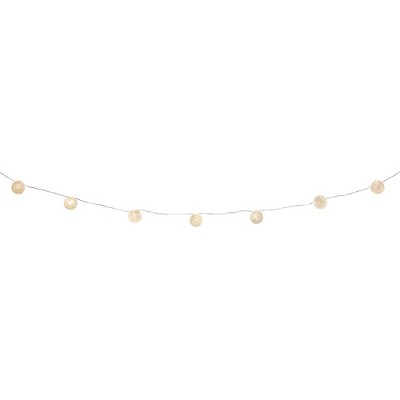 Melrose Crackle Glass Ball Light String 11'L