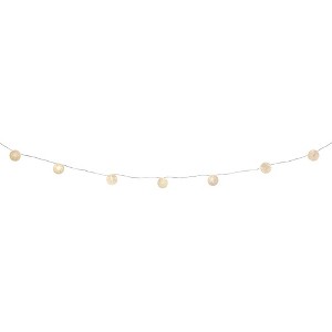 Melrose Crackle Glass Ball Light String 11'L - 1 of 4