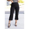 Women's Faith Tummy Control High Waisted Guacho Pants - Julia Rose - 2 of 4