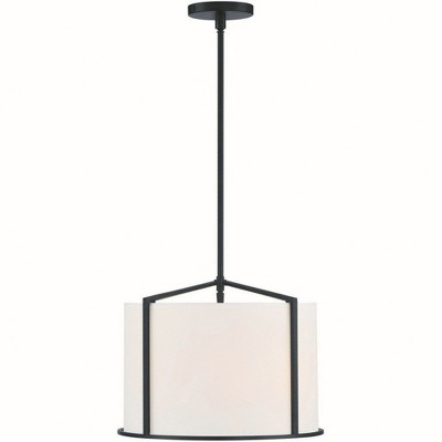 Crystorama Lighting Carlyn 4 - Light Pendant in  Black