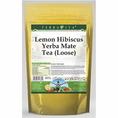 TerraVita Lemon Hibiscus Yerba Mate Tea (Loose) (8 oz, ZIN: 568233, 1-Pack)