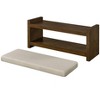 PAGED Storage Shoe Bench with Lower Shelf Shoe Rack, Modern Entryway Bench with Removable Cushion for Family Room, Entryway - 4 of 4