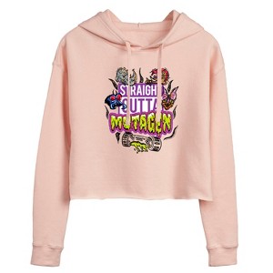 Women's - Teenage Mutant Ninja Turtles Mutant Mayhem - Straight Outta Mutagen Cropped Graphic Hoodie - 1 of 2