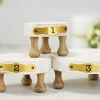 VIP Wood 8 in. White Numbered Risers Set of 3 - 4 of 4